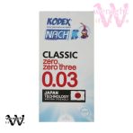 خرید کاندوم فوق نازک کدکس مدل 0.03 کلاسیک بسته 12 عددی | Kodex Classic 0.03 condoms