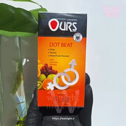 قیمت خرید کاندوم اورس مدل Dot Beat بسته 12تایی