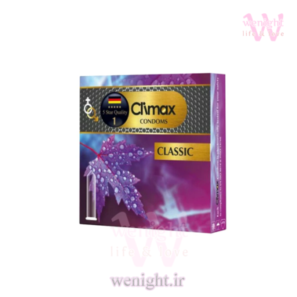قیمت و خرید کاندوم کلایمکس مدل classic بسته 3 عددی